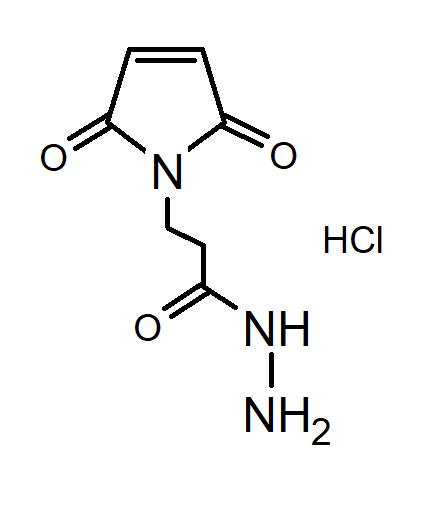 Maleimidopropionic acid hydrazide hydrochloride Chemical Structure